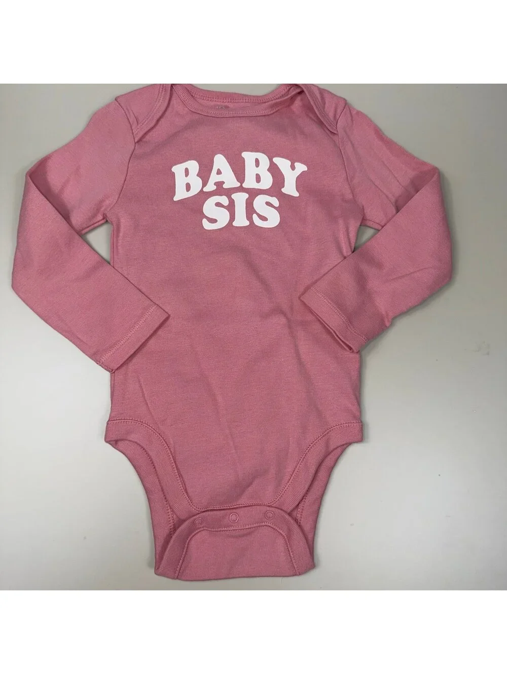 Girls Old Navy Baby Sis & Ribbed Bow Outfit Bundle 18-24 Months